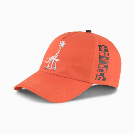 Animal Youth Baseball Cap, Tigerlily-Giraffe, small-SEA