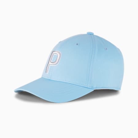 P Adjustable Women's Golf Cap, Placid Blue-High Rise, small-SEA