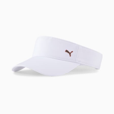 Women's Golf Visor, Bright White, small-AUS