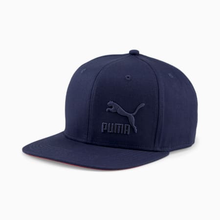 Lifestyle Colorblock Cap, Peacoat-PUMA Red, small-SEA