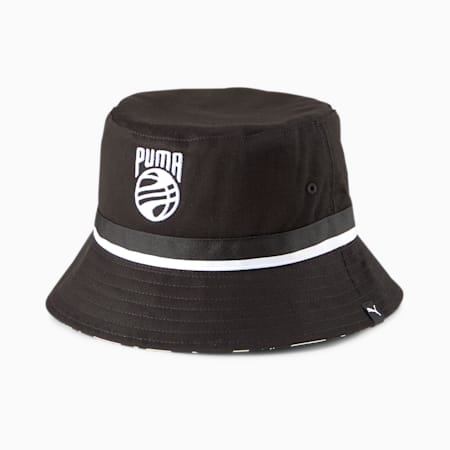 Basketball Bucket Hat, Puma Black, small-SEA