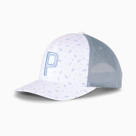 Snack Shack P 110 Trucker Snapback, Bright White-Placid Blue, small-SEA