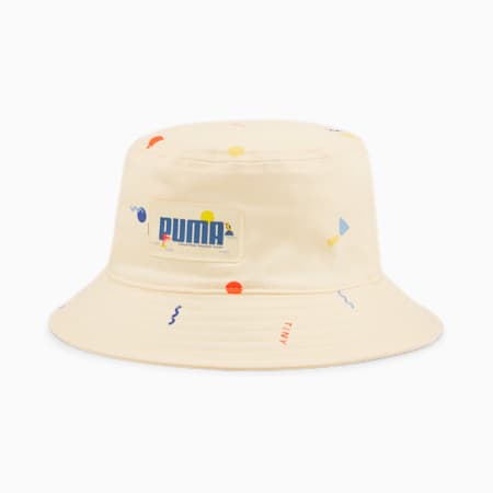 PUMA x TINY Bucket Kids' Hat, Anise Flower-AOP, small