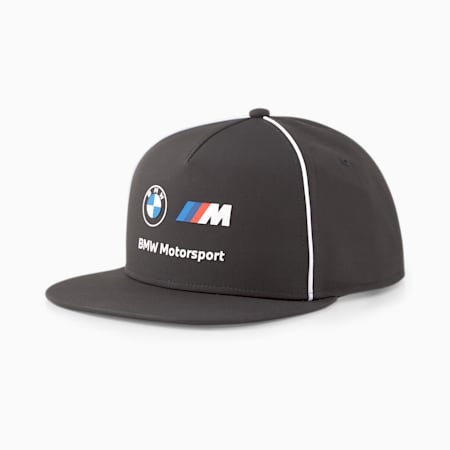 BMW M Motorsport Flat Brim Cap, Puma Black, small-SEA