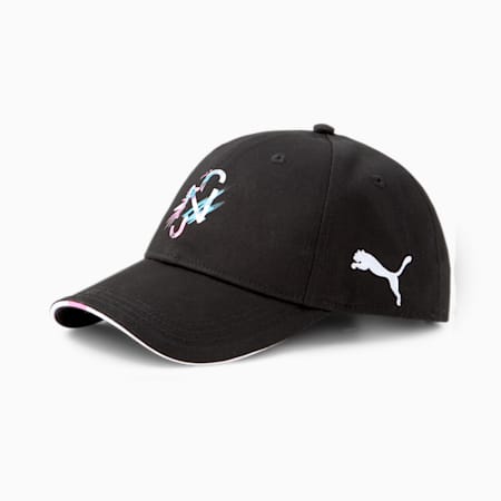 Neymar Jr Baseball Cap, Puma Black-Puma White-Luminous Pink-Luminous Blue, small-SEA