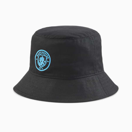 Manchester City F.C. Reversible Bucket Hat, Puma Black, small