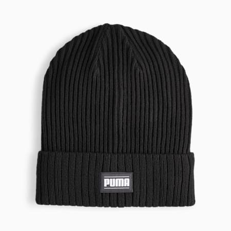 Klassische Beanie mit Rippung, Puma Black, small