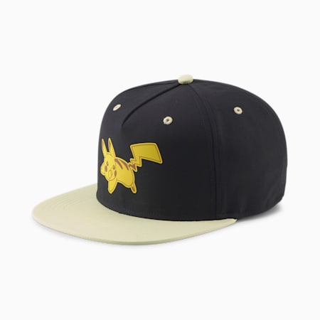 PUMA x POKÉMON Cap Youth, Puma Black-Pale Lemon, small-THA