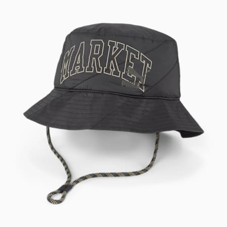 PUMA x MARKET Bucket Hat, Puma Black, small-AUS