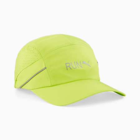 Lightweight Running Cap, Lime Pow, small