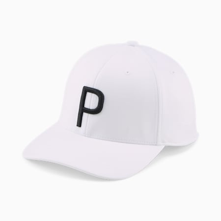 P Golf Cap, White Glow-PUMA Black, small