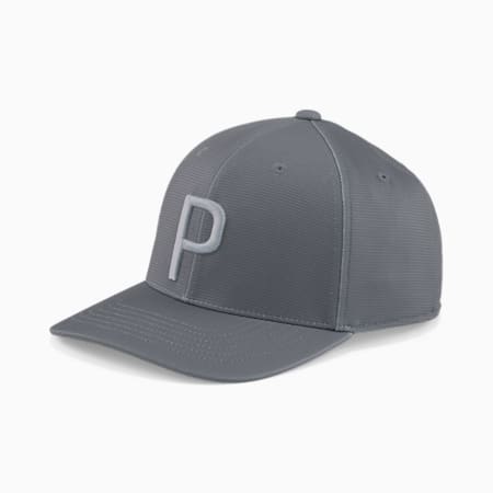 Men's P Golf Cap, Slate Sky-Ash Gray, small-AUS