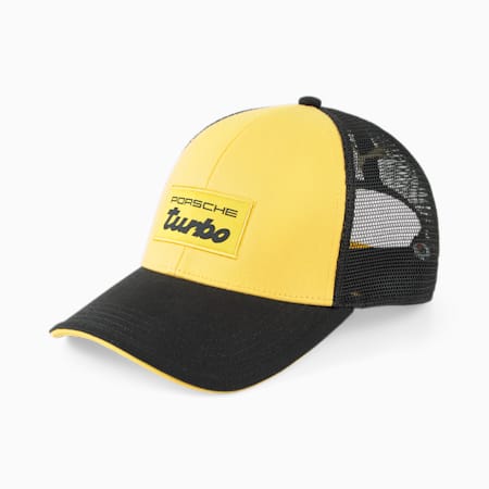 Porsche Legacy Unisex Trucker Cap, Lemon Chrome, small-AUS