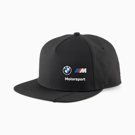 BMW M Motorsport Flat Brim Cap, PUMA Black, small-PHL