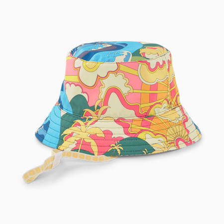 PUMA x PALOMO Reversible Bucket Hat, Pristine-AOP, small-SEA