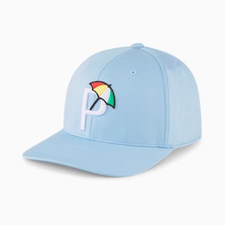 Palmer P Golf Cap, Blue Bell-White Glow, small-AUS