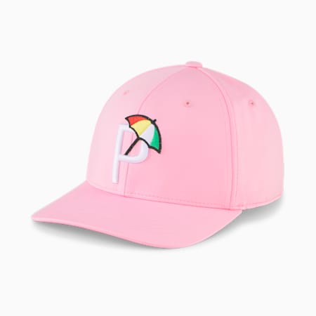 Palmer P Golf Cap, Pale Pink-White Glow, small-AUS