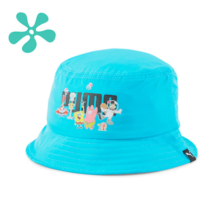 PUMA x SPONGEBOB Bucket Unisex Hat, Hero Blue, small-IND