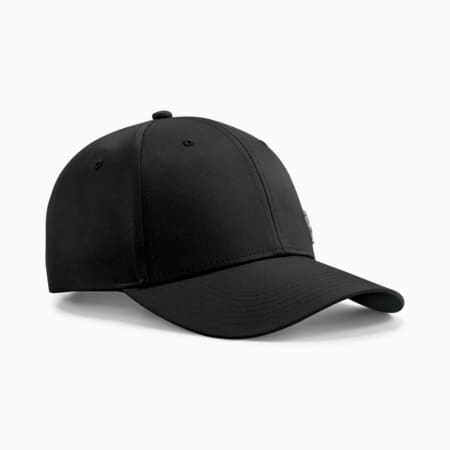 Casquette avec logo Cat métallisé Enfant et Adolescent, PUMA Black, small-DFA