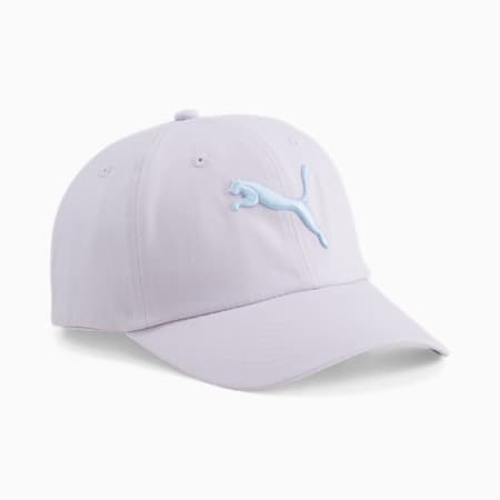 Essentials Cat Logo Cap, Spring Lavender-Icy Blue, small-THA