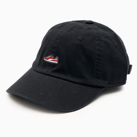 프라임 대드 캡<br>PRIME Dad Cap, PUMA Black-Suede, small-KOR