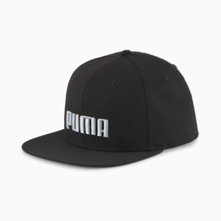 PUMA Flat Brim Cap, PUMA Black-Gray Violet, small-PHL