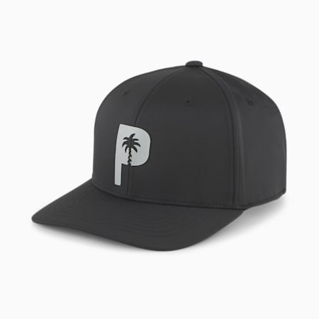 PUMA x Palm Tree Crew Golf Cap Men, PUMA Black, small-SEA