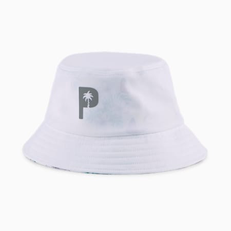 PUMA x Palm Tree Crew Golf bucket hat voor heren, Bright White, small