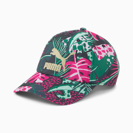 PRIME Vacay Queen Cap Youth, PUMA Black-AOP, small-DFA