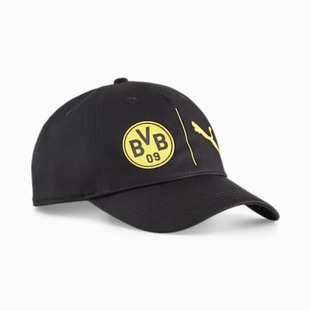 หมวกแก๊ป Borussia Dortmund Cap, PUMA Black-Cyber Yellow, small-THA
