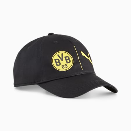 Borussia Dortmund Cap, PUMA Black-Cyber Yellow, small-THA