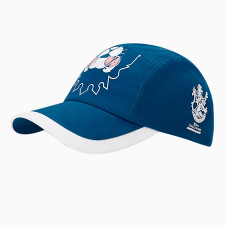 PUMA x Royal Challengers Bangalore Fan Unisex Cap, Sailing Blue, small-IND