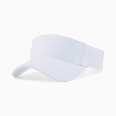 Women's P Golf Visor, White Glow, small-AUS