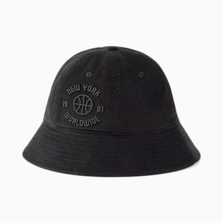 قبعة باكت للرجال PUMA x RHUIGI, PUMA Black, small-DFA