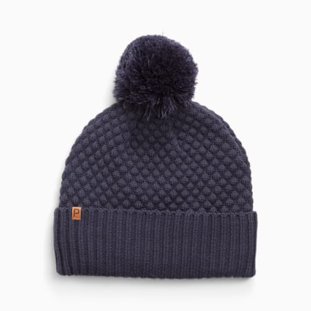 WRMLBL golfbeanie met pompon voor dames, Navy Blazer, small