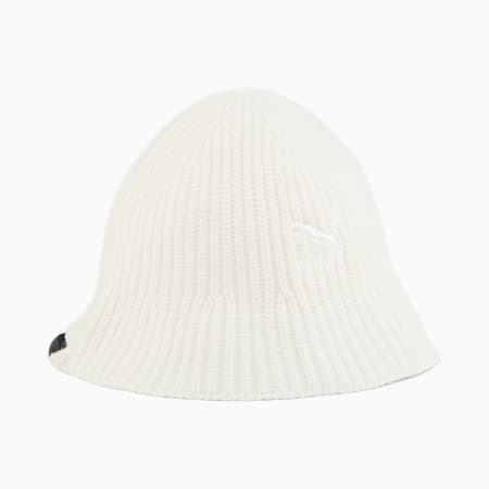 PRIME Knitted Bucket Hat, Warm White, small