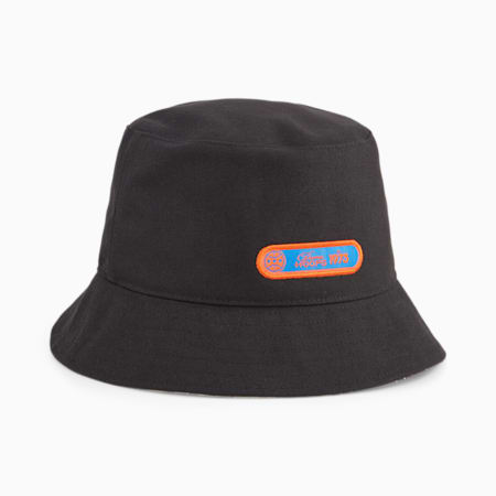 Clydes Closet Basketball Bucket Hat, PUMA Black, small
