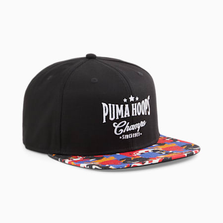 Pro Basketball Cap, PUMA Black-AOP, small