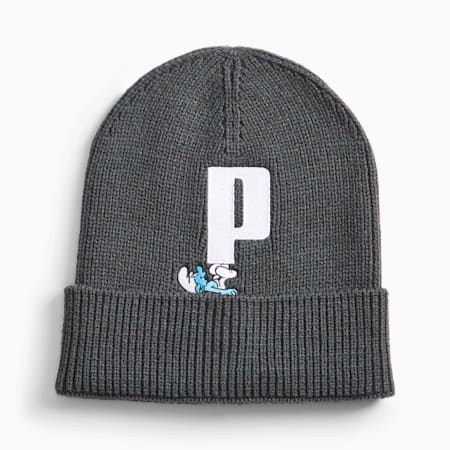 PUMA x THE SMURFS Beanie, Dark Coal, small-PHL