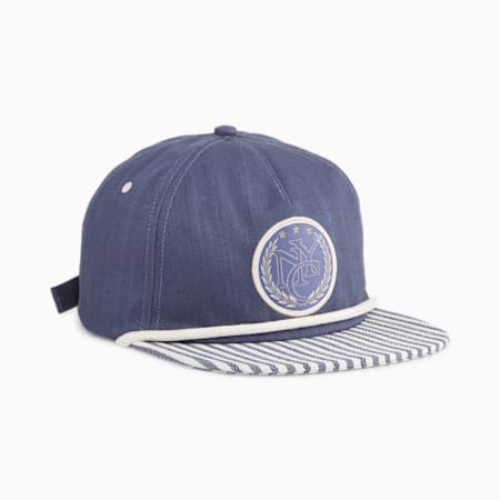 หมวก PUMA x RHUIGI Flat Brim Cap, Inky Blue, small-THA