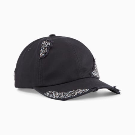 PUMA Swarovski Crystals Women's Cap, PUMA Black, small-AUS