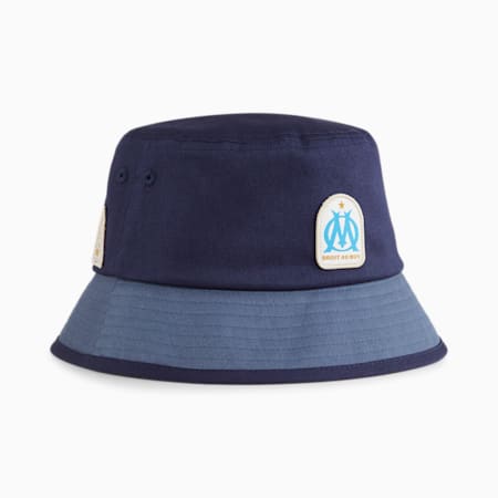 Olympique de Marseille Bucket Hat, PUMA Navy-Inky Blue, small