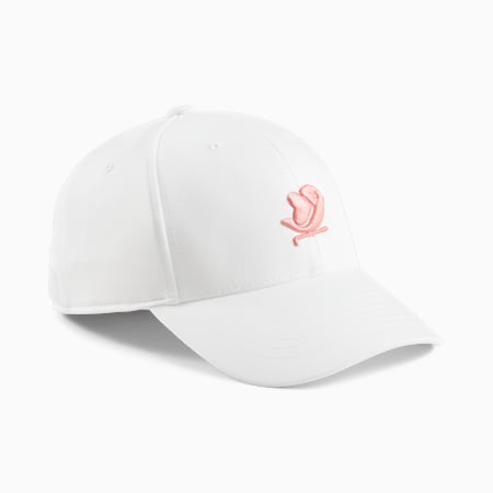 Love Women's Golf Cap, White Glow-Rose Gold, small