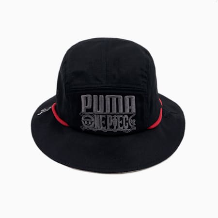 푸마 x 원피스 버킷<br>PUMA x One Piece Bucket Hat, PUMA Black, small-KOR