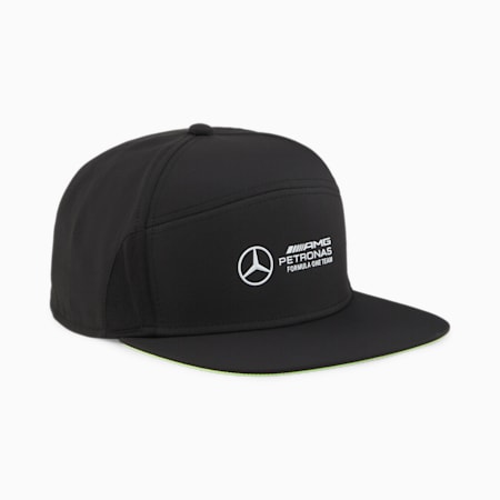Mercedes-AMG Petronas Motorsport Flat Brim Cap, PUMA Black, small-AUS