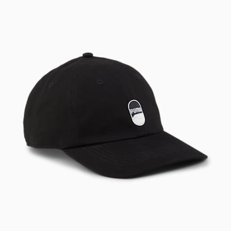 Downtown Unisex Low Curve Cap, PUMA Black, small-AUS