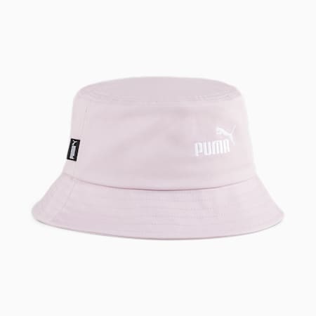 Essentials Logo Bucket Hat, Grape Mist, small-THA