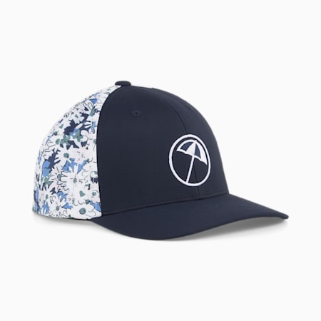 푸마 x 아놀드 파머 플로럴 테크 캡<br>PUMA x AP Floral Tech Cap, Deep Navy, small-KOR