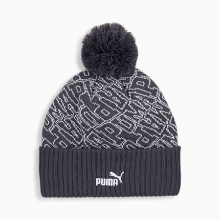 ESS beanie met pompon, Galactic Gray, small