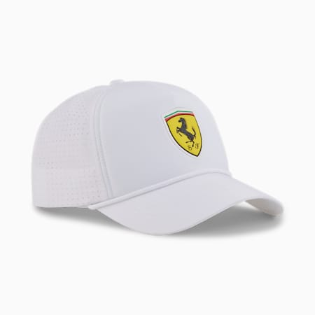 Scuderia Ferrari Race Trucker Cap, PUMA White, small-AUS